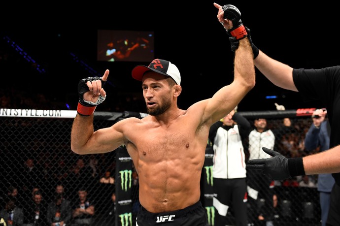 Mairbek Taisumov x Felipe Silva UFC Roterdã (Foto: Getty Images)