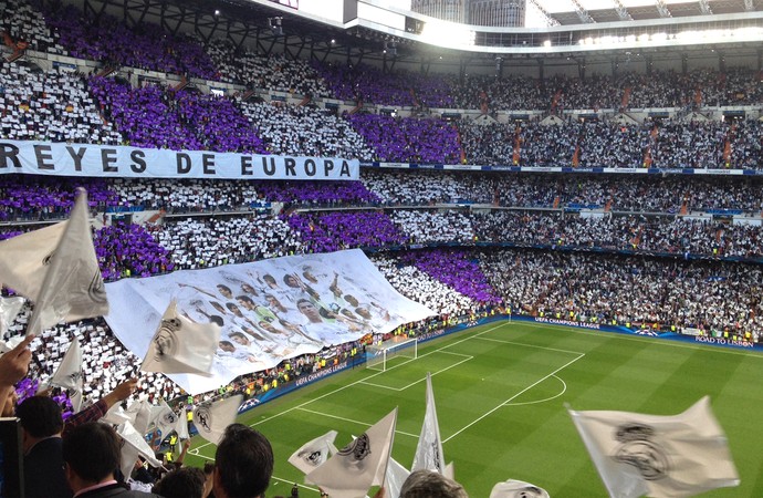 torcida Real Madrid mosaico (Foto: Cassio Barco)