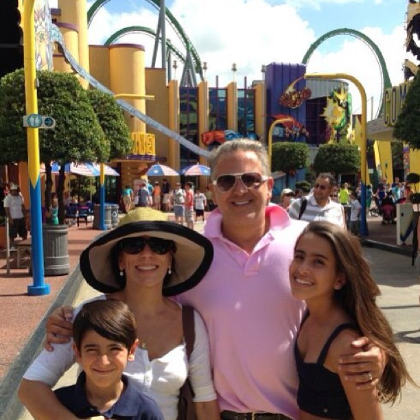Gloria Pires e família de férias (Foto: reprodução do Instagram)