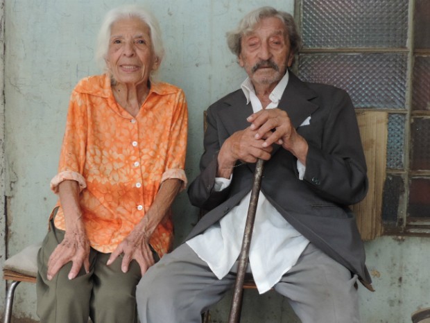 Maria e Davi: 70 anos de união e felicidade (Foto: Caio Gomes Silveira/ G1)