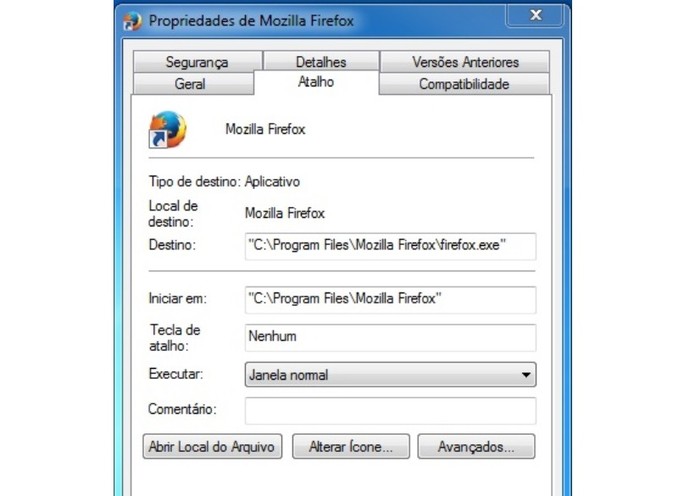 O Firefox também pode ser infectado pelo navegaki (Foto: Laura Martins/Reprodução)