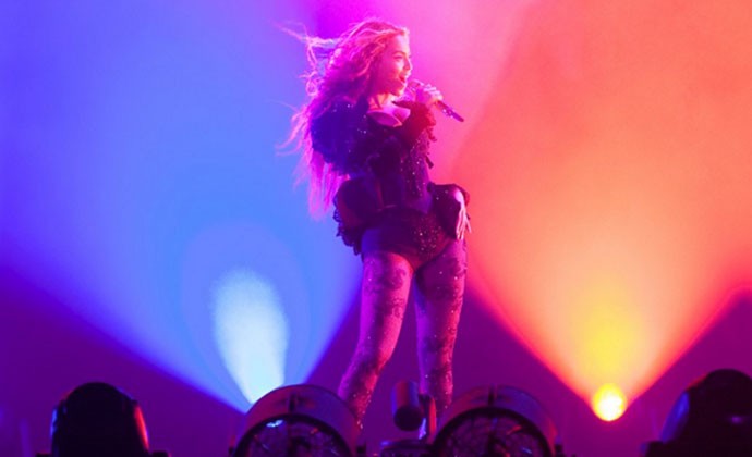 Beyoncé na estreia da Formation World Tour (Foto: Daniela Vesco/Divulgação)