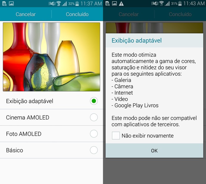 Tela Galaxy A5 (Foto: Reprodução) Tela Galaxy A5 (Foto: Reprodução)