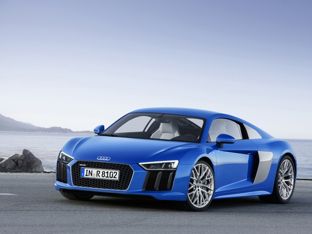 Audi R8 V10 estreia no Salão de Genebra, em março (Foto: Divulgação) Audi R8 V10 estreia no Salão de Genebra, em março (Foto: Divulgação)