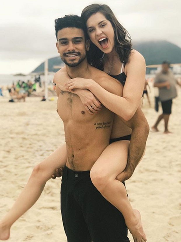 Sophia Abrahão e Sergio Malheiros  (Foto: Reprodução)