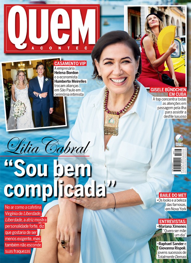 Lilia Cabral (Foto: Marcelo Tabach/Ed. Globo) Lilia Cabral (Foto: Marcelo Tabach/Ed. Globo)