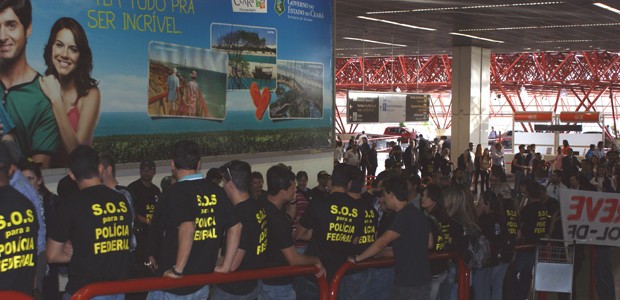 G1 Policiais Federais fazem operação padrão no aeroporto de Brasília