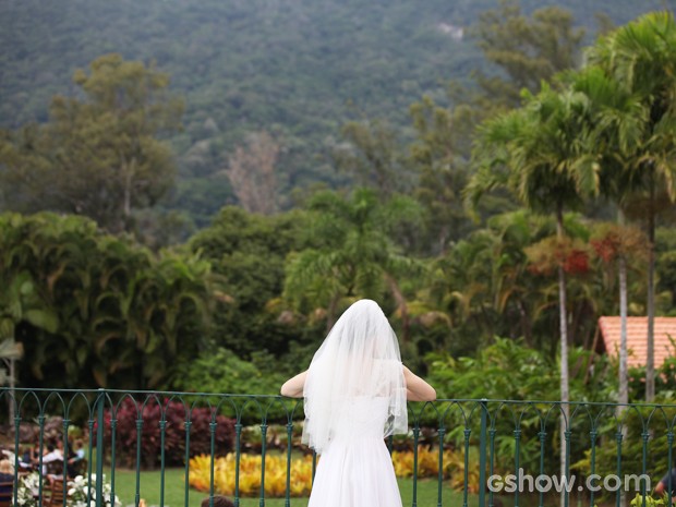 Saca só o visual de onde foram gravadas as cenas do casamento (Foto: Carol Caminha / TV Globo)