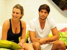 Fernanda e André disputam permanência no ‘BBB 13’
