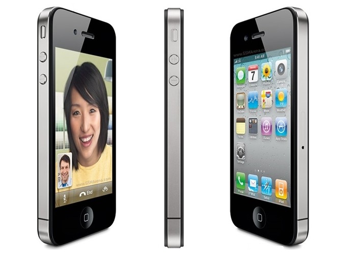 iPhone 4 adotou aço nas laterais e câmera frontal (Foto: Divulgação/Apple)