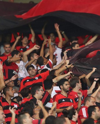 Torcida Flamengo x Leon (Foto: EFE) Torcida Flamengo x Leon (Foto: EFE)