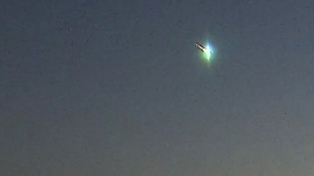 Segundo especialistas, os moradores provavelmente viram um meteoro 'bola de fogo' (Foto: BBC)