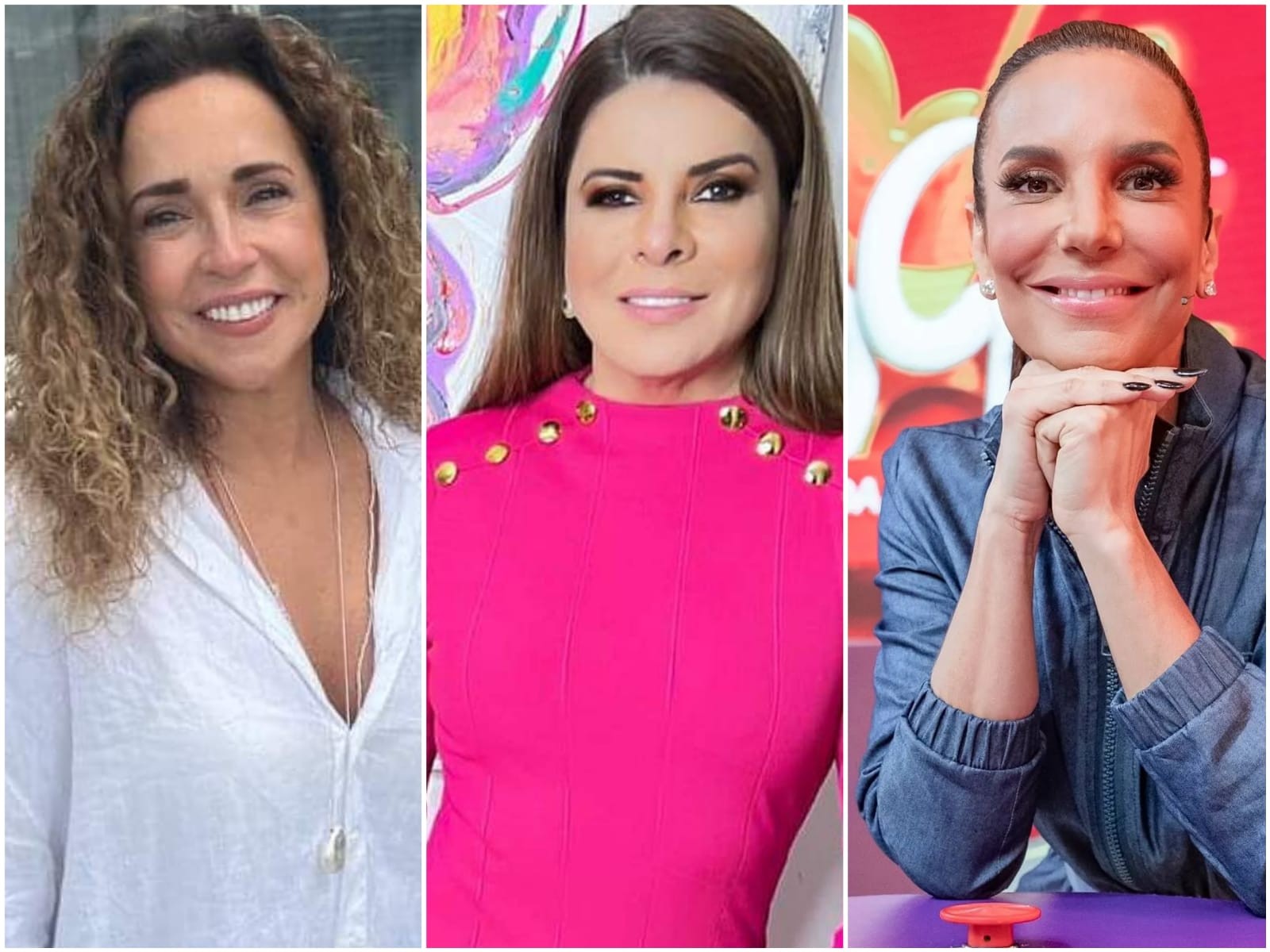 Daniela Mercury; Mara Maravilha; Ivete Sangalo (Foto: Reprodução/Instagram e Fábio Rocha/TV Globo)
