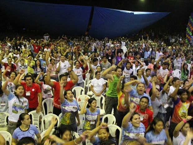 Acampamento reúne 1.500 jovens (Foto: Divulgação/RCCAM)