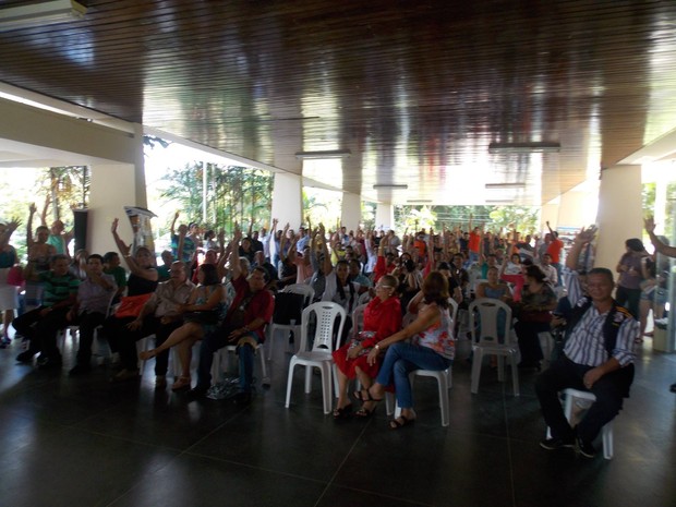 Professores da UFPA fazem assembleia e confirmam greve  (Foto: Sindtifes Pará)