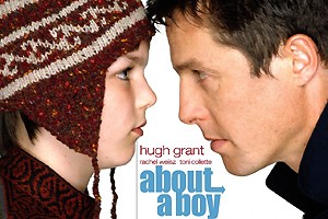 Nicholas ao ladod e Hugh Grant no longa Um Grande Garoto (Foto: Reprodução) Nicholas ao ladod e Hugh Grant no longa Um Grande Garoto (Foto: Reprodução)