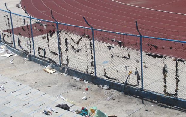 Corinthians - Estádio Jesús Bermudez, três dias após a morte de Kevin (Foto: Diego Ribeiro)