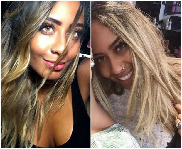 Rafaella Santos antes e depois de clarear os cabelos (Foto: Reprodução/Instagram/Divulgação)