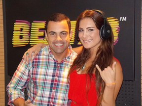Kamilla, participante do BBB13, esteve na rádio BEAT98 (Foto: Divulgação /  BEAT98)