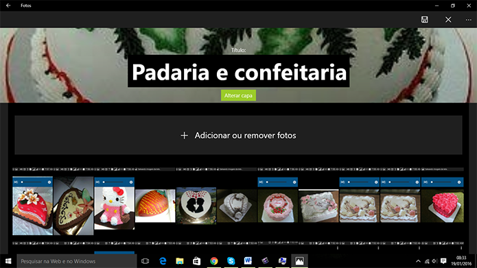 Windows 10 tem aplicativo de fotos que pode organizar imagens em álbuns (Foto: Reprodução/Elson de Souza)