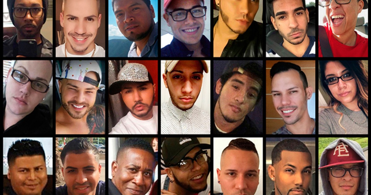G1 Montagem mostra todas as 49 vítimas do ataque em boate gay de Orlando notícias em Mundo