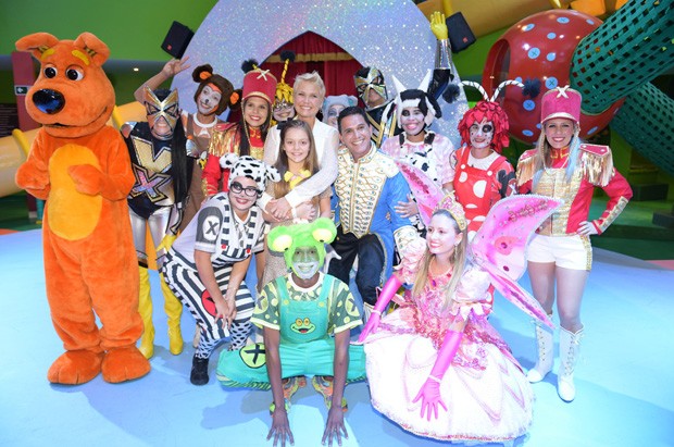 Xuxa na inauguração (Foto: Blad Meneghel/ Divulgação) Xuxa na inauguração (Foto: Blad Meneghel/ Divulgação)