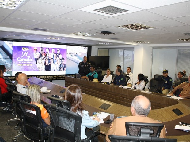 Reunião aconteceu nesta quarta-feira (23) (Foto: Sesed/Divulgação)