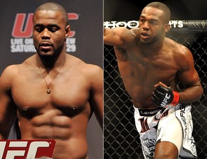 Jon Jones  Rashad Evans montagem (Foto: Getty Images)