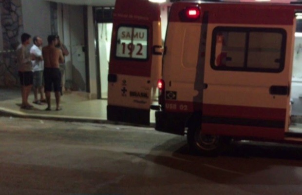 Samu chegou a ser acionado, mas PM não resistiu e morreu, em Anápolis, GO (Foto: Reprodução/TV Anhanguera)