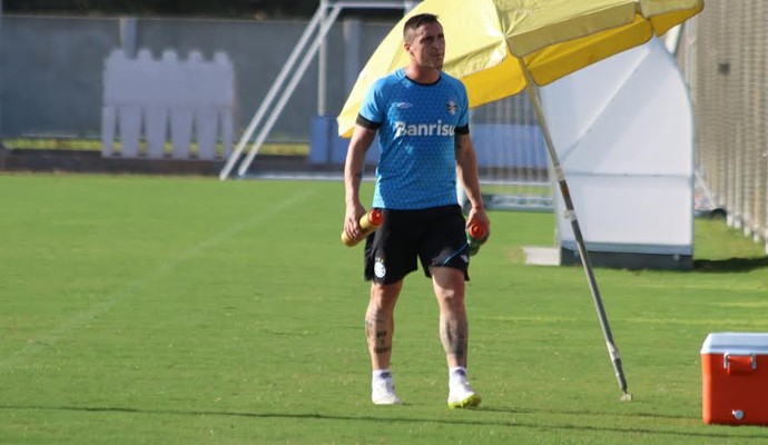 Cristian Rodríguez Grêmio Cebolla (Foto: Eduardo Moura/GloboEsporte.com)