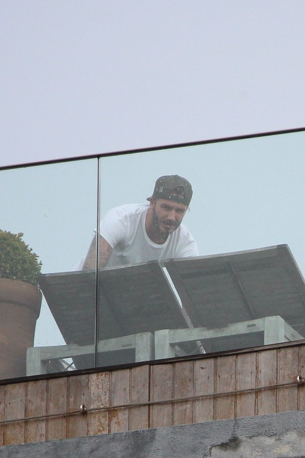 David Beckhan no hotel Fasano, RJ (Foto: Fabio Moreno/Photo RioNews)