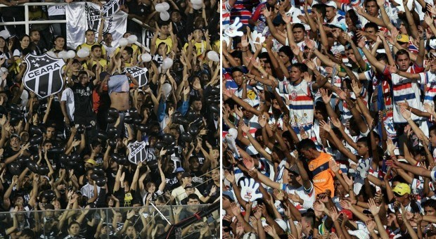Justiça determina fim das maiores torcidas organizadas do Ceará e do Fortaleza (Foto: Globo Esporte)