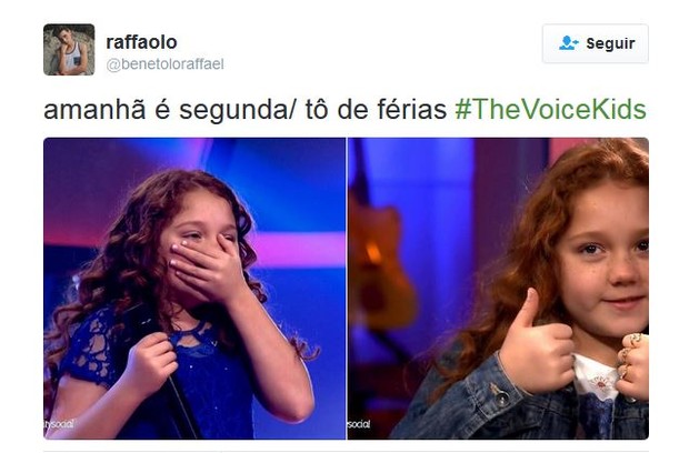 Comentários sobre a estreia da nova temporada de The Voice Kids (Foto: Twitter / Reprodução)