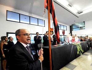 Eduardo Bandeira posse novo presidente do Flamengo (Foto: Alexandre Vidal / Fla Imagem)