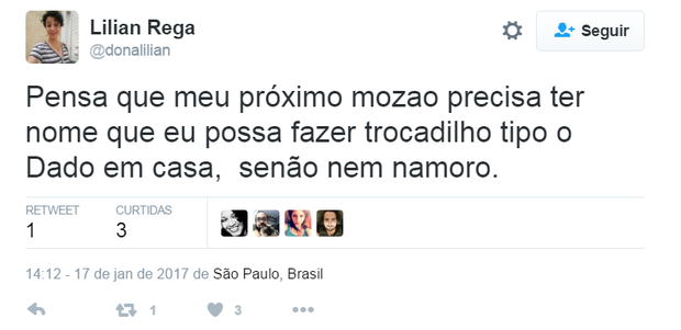 Comentários sobre legendas da namorada de Dado Dolabella (Foto: Reprodução/Twitter)