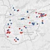 Veja onde ônibus foram incendiados em SP (Veja onde ônibus foram queimados em SP (Editoria de Arte/G1))