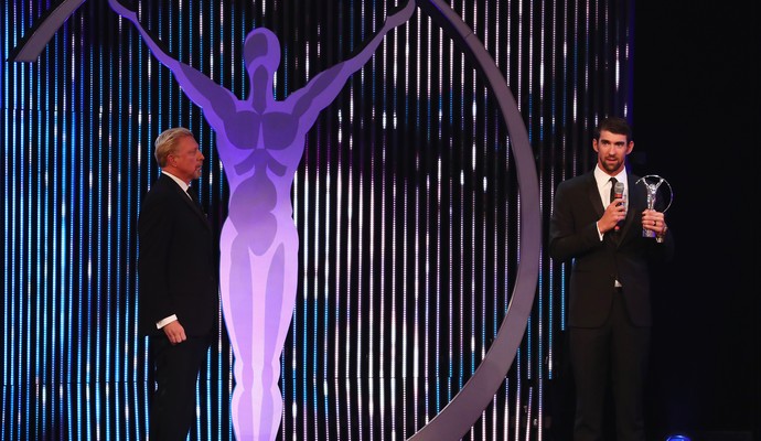 Michael Phelps Prêmio Laureus (Foto: Matthew Lewis/Getty Images)