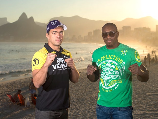 Lyoto Machida e Phil Davis, UFC (Foto: Alexandre Loureiro / Inovafoto / UFC)