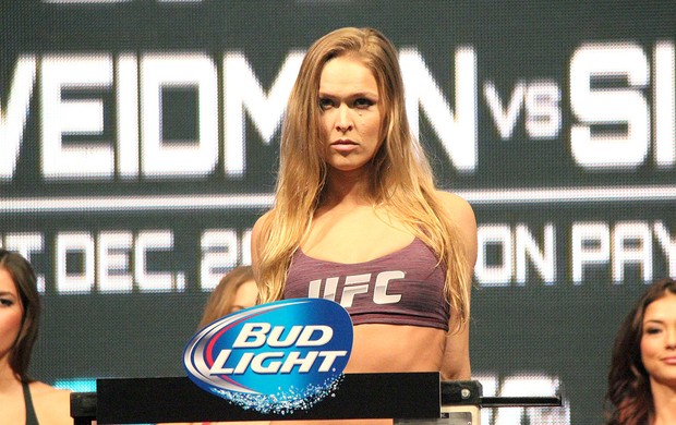Ronda Rousey encarada UFC Las Vegas (Foto: Evelyn Rodrigues)
