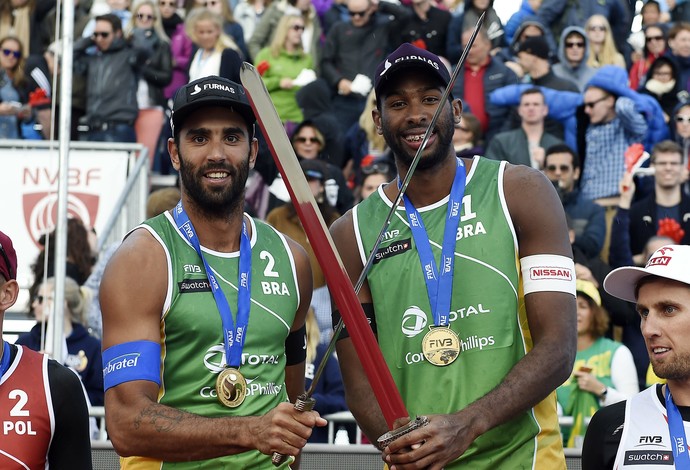 Pedro Solberg e Evandro vencem no masculino em Stavanger (Foto: Denis Ferreira Netto/CBV)