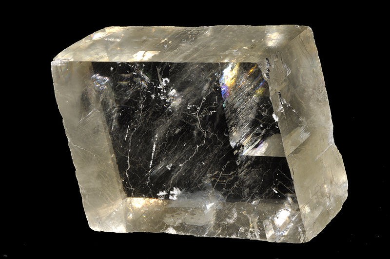 Cristal de calcita (Foto: Parent Géry/ Wikimedia Commons)