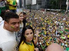 Famosos apoiam ato anti-Dilma 