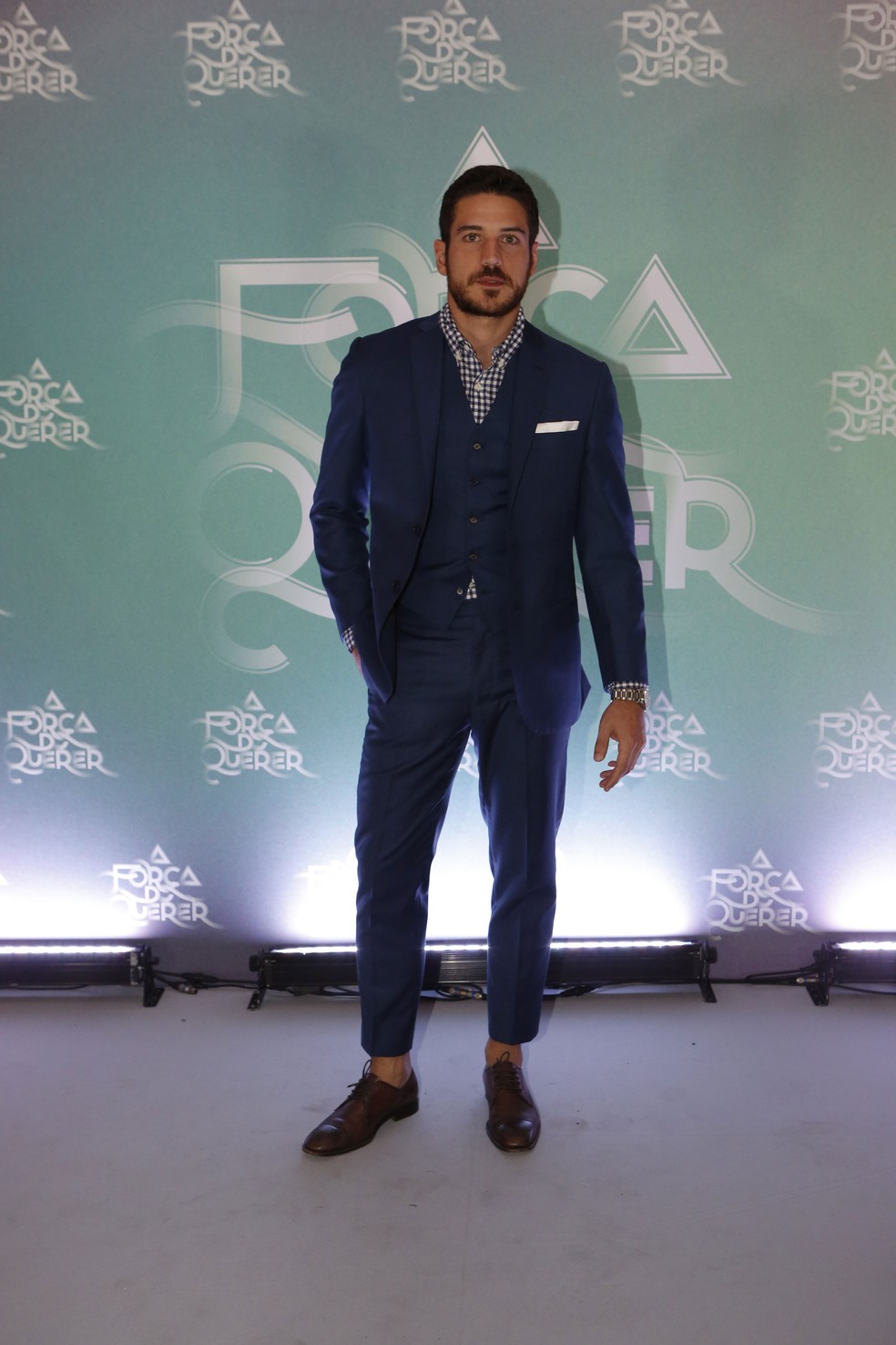 Marco Pigossi foi um dos que aderiu ao visual elogiado por Carla Lemos (Foto: Felipe Monteiro/Gshow)