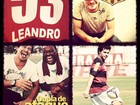 Thiago Martins veste a camisa do Flamengo para gravar 'Avenida Brasil'