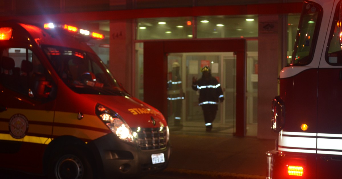 Princípio de incêndio atinge agência do banco Santander de ... - Globo.com