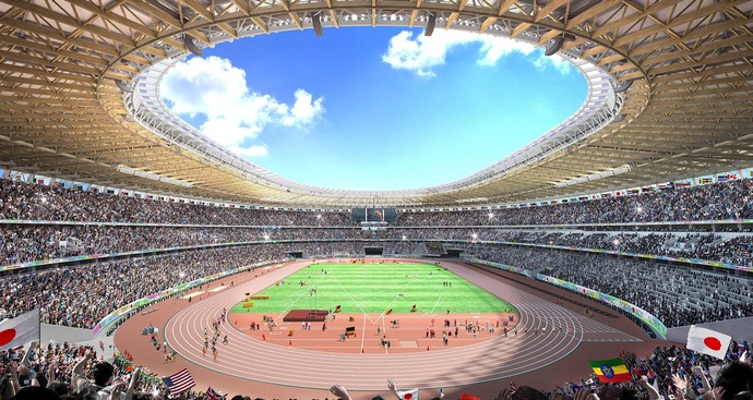 Novo projeto estádio olímpico de Tóquio (Foto: Reuters)