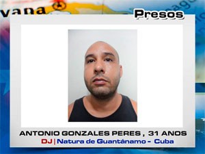 Antonio Gonzales Peres, suspeito preso (Foto: Divulgação/Degepol)