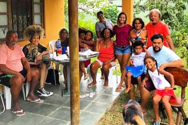 Babu em reunião familiar (Foto: Arquivo pessoal) Babu em reunião familiar (Foto: Arquivo pessoal)
