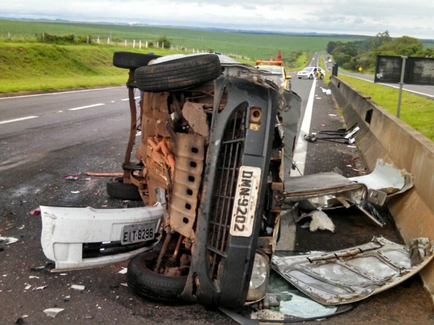 Acidente Itirapina (Foto: Chico Francelin/Reprodução EPTV)