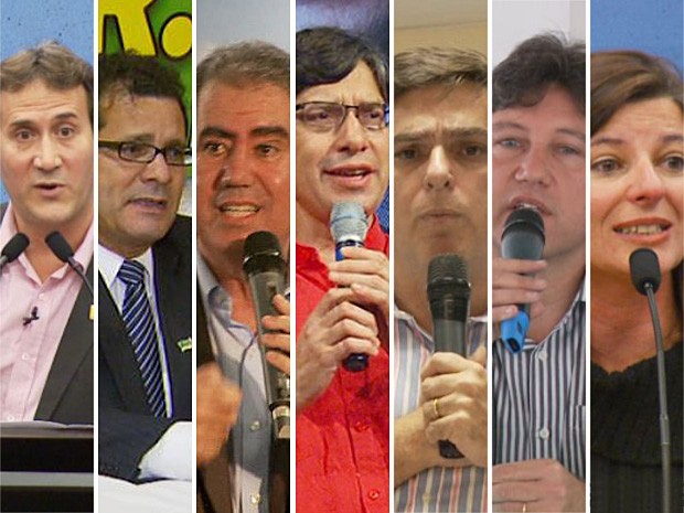 Candidatos à Prefeitura de Campinas nas eleições de 2012 (Foto: Arte / EPTV)